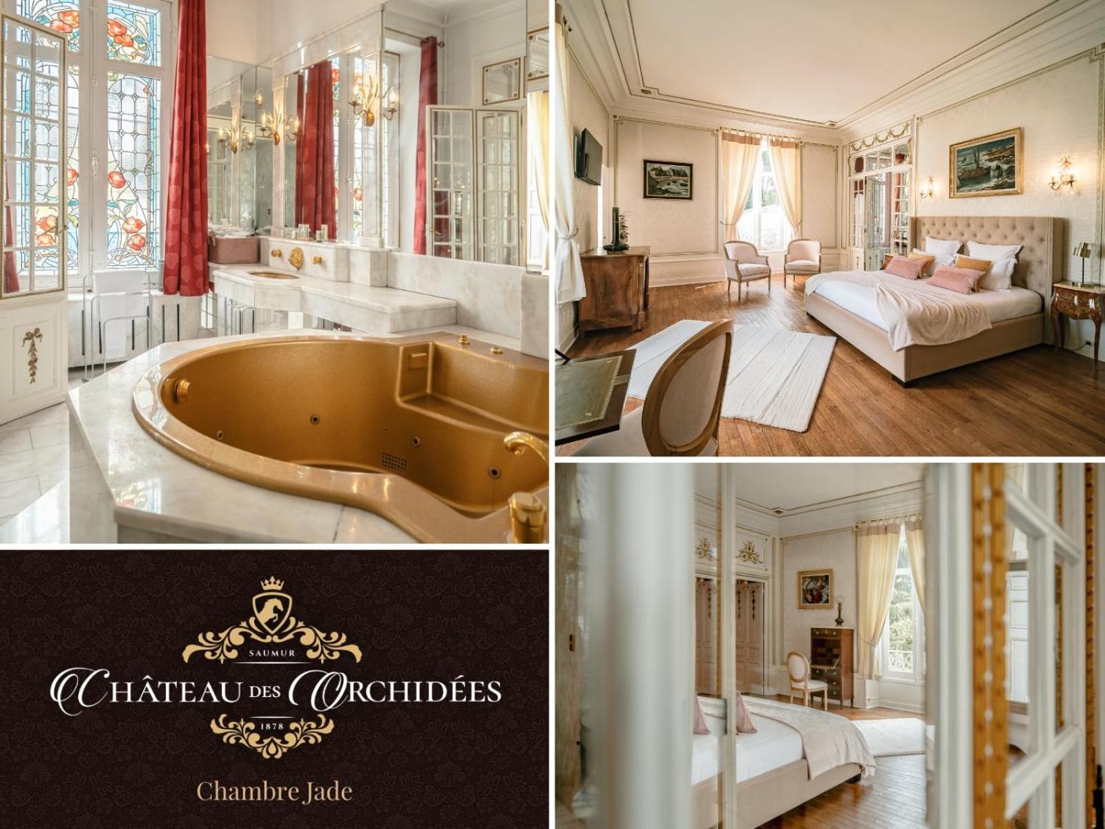 Chateau Des Orchidees En Val De Loire Сомюр Экстерьер фото